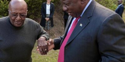 President Cyril Ramaphosa pays tribute to Archbishop Desmond Tutu