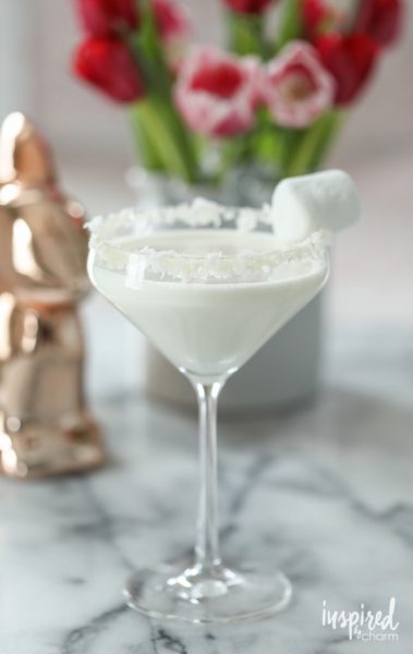 Cotton tail martini for your next easter meal