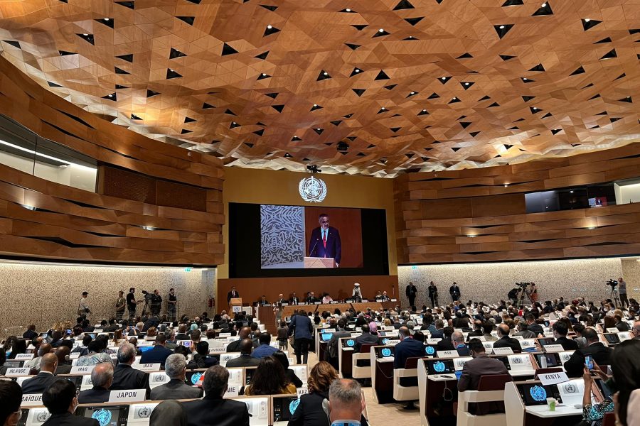 World Health Assembly is taking place in Switzerland